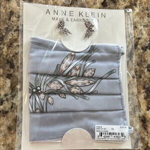 Anne Klein Mask and Earring Set